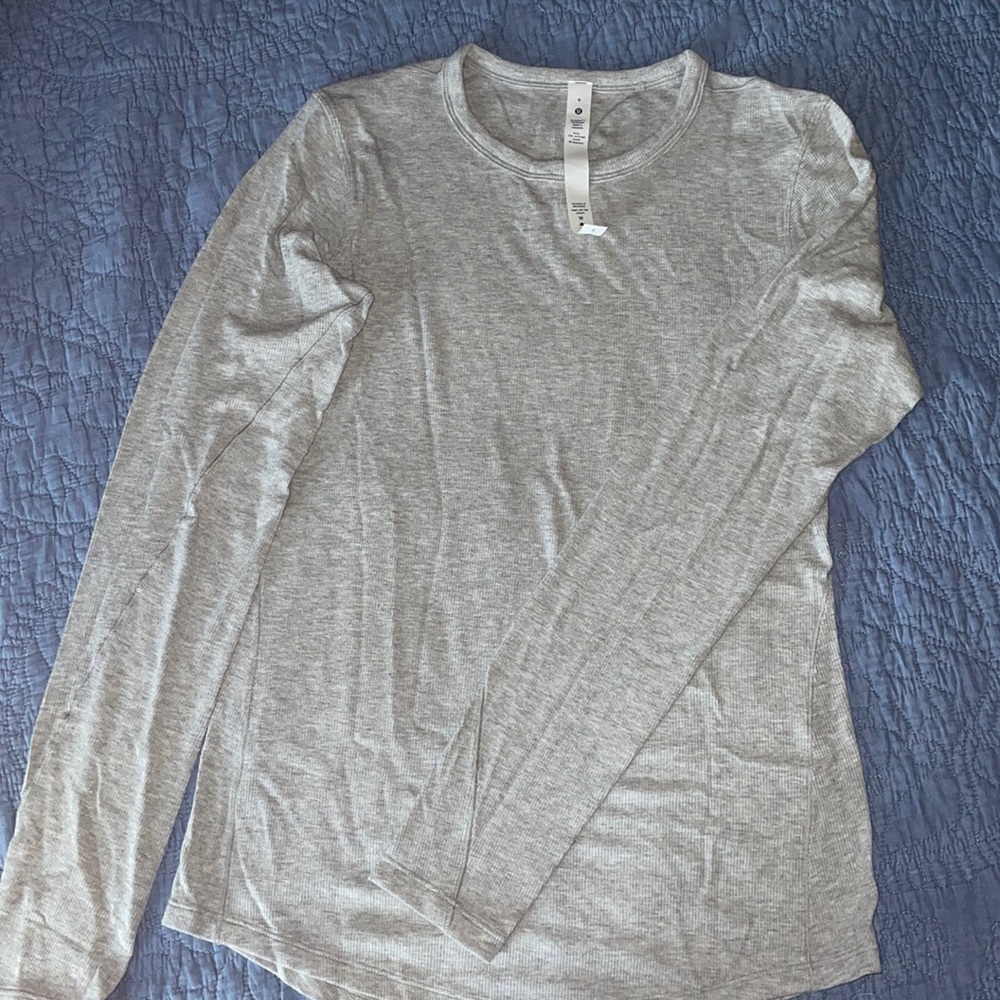 Lululemon Hold Tight Ribbed Long Sleeve Shirt